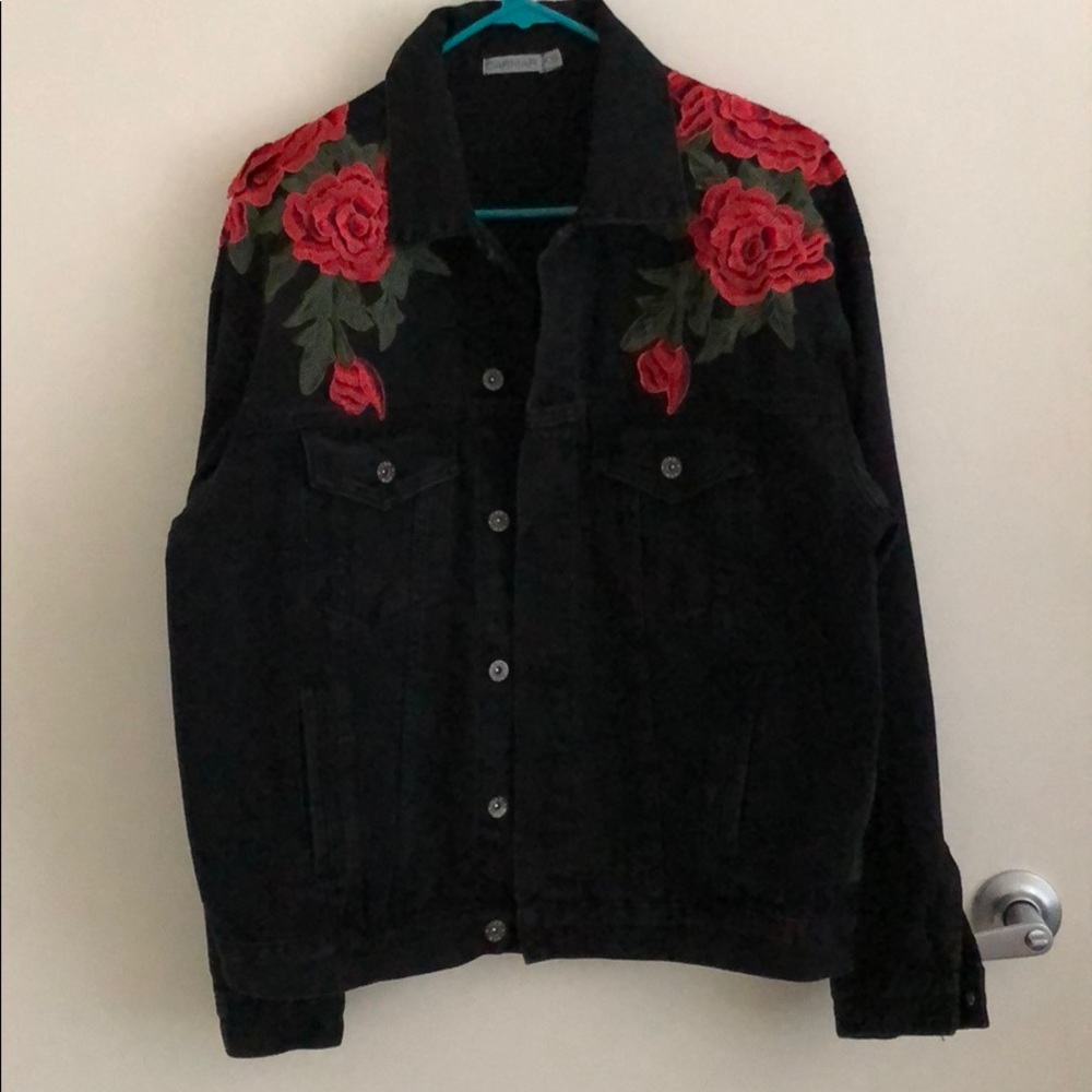 LF - Carmar Embroidered Denim Jacket